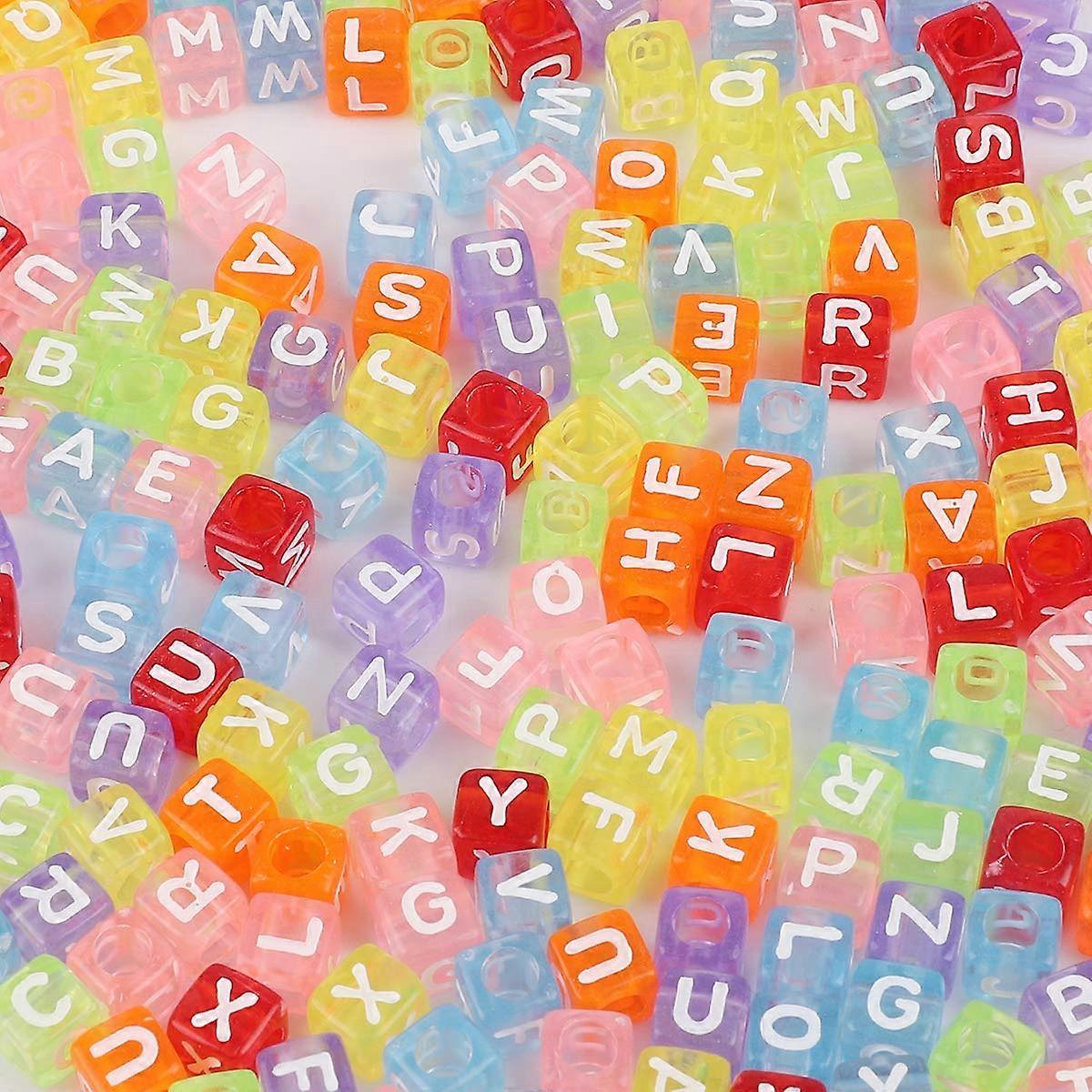 Acrylperlen, 6 x 6 mm, 100 Stück