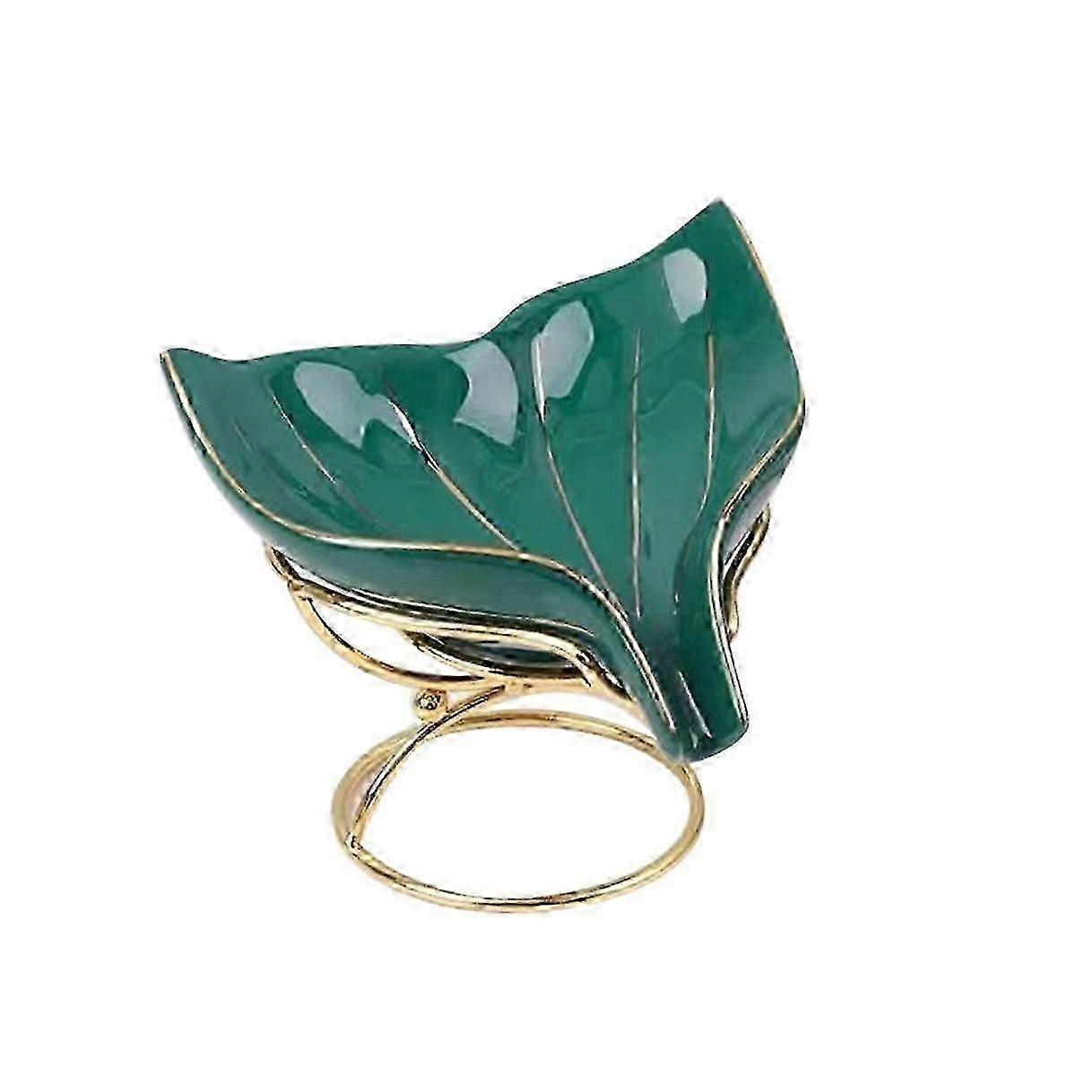 Soap Dish, Self-Draining Jewelry Holder, Fishtail Soap Dish Ceramic Soap Dish for Shower, Bathroom( js