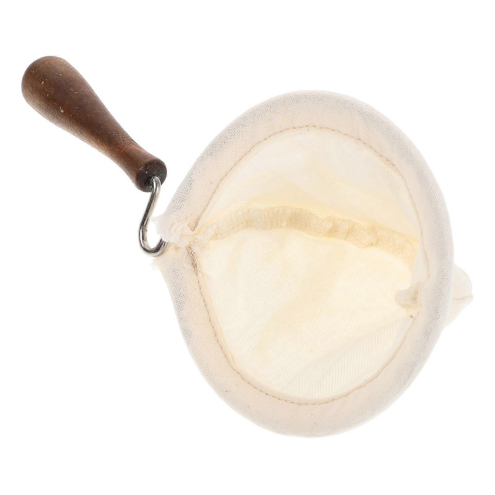 Filter Coffee Maker Cloth Coffee Filter Portable Espresso Strainer Home Use Dark Red 1Set