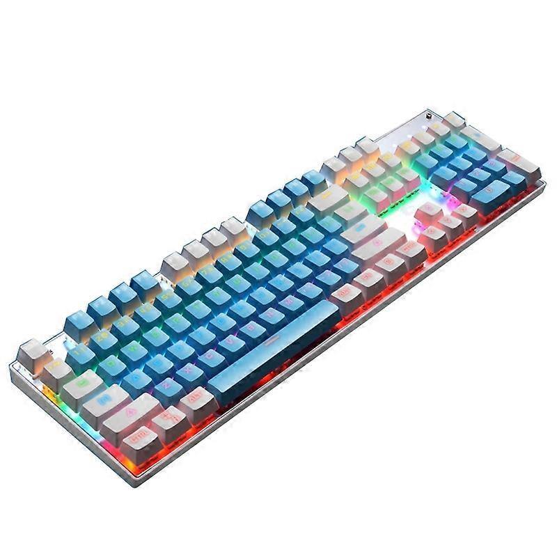 K660 Wired Keyboard Double Imposition Version (Blue White) Double Imposition Version (Blue White)
