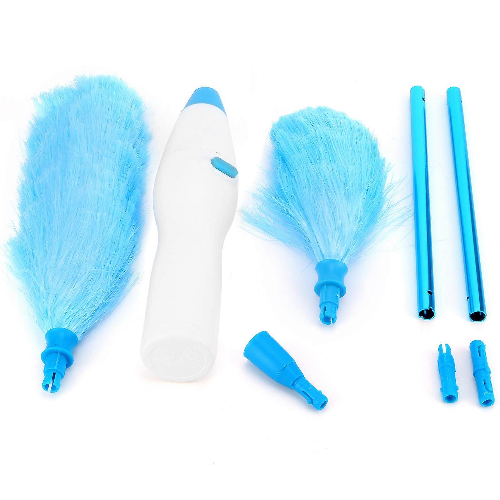 Feather Duster Rotatable Telescoping Dust Cleaner Electric Dust Cleaning Tool for Home Use
