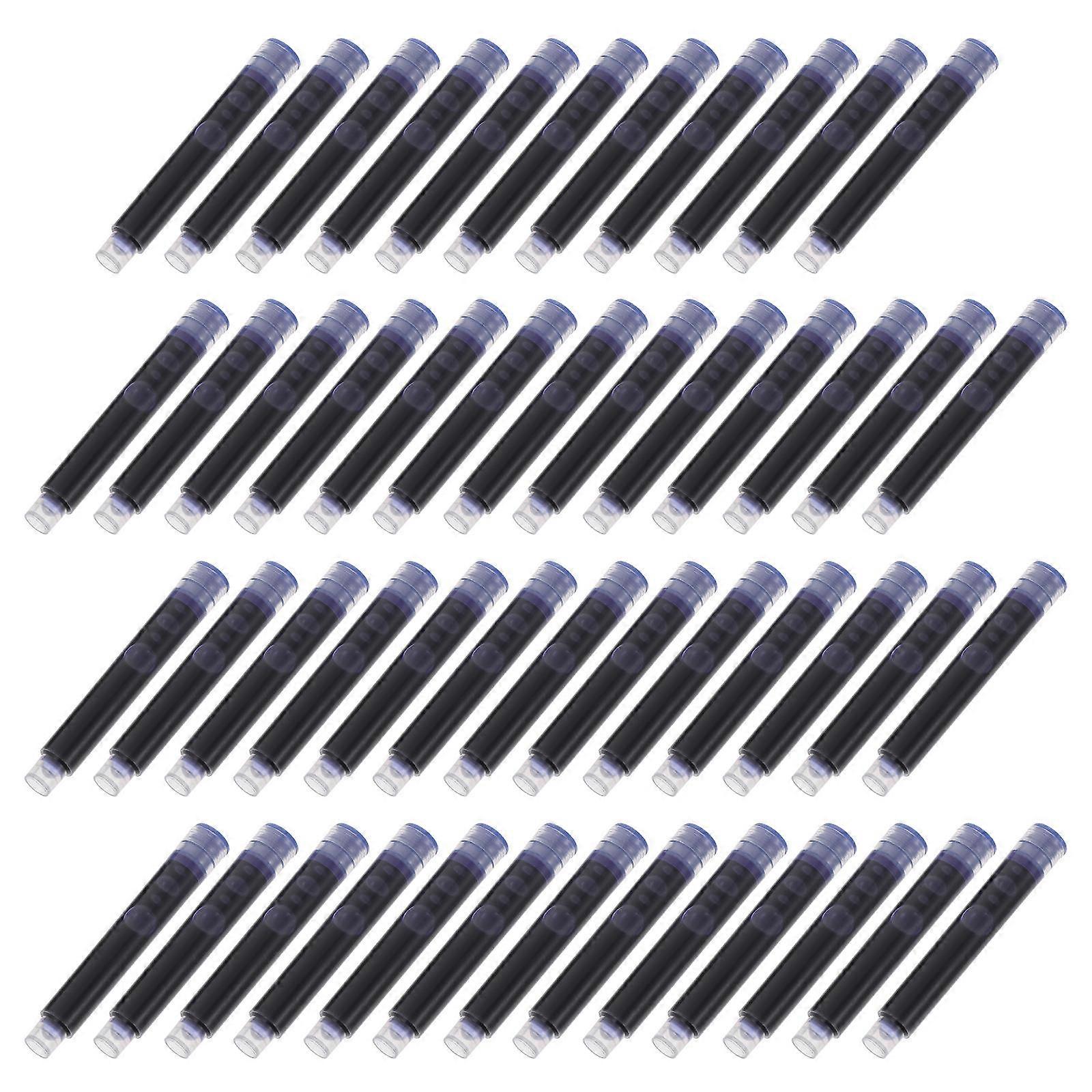 100 Pcs Fountain Pen Ink Refills Replacement for Smooth Writing Ergonomic Lightweight Compact Design Office School Use