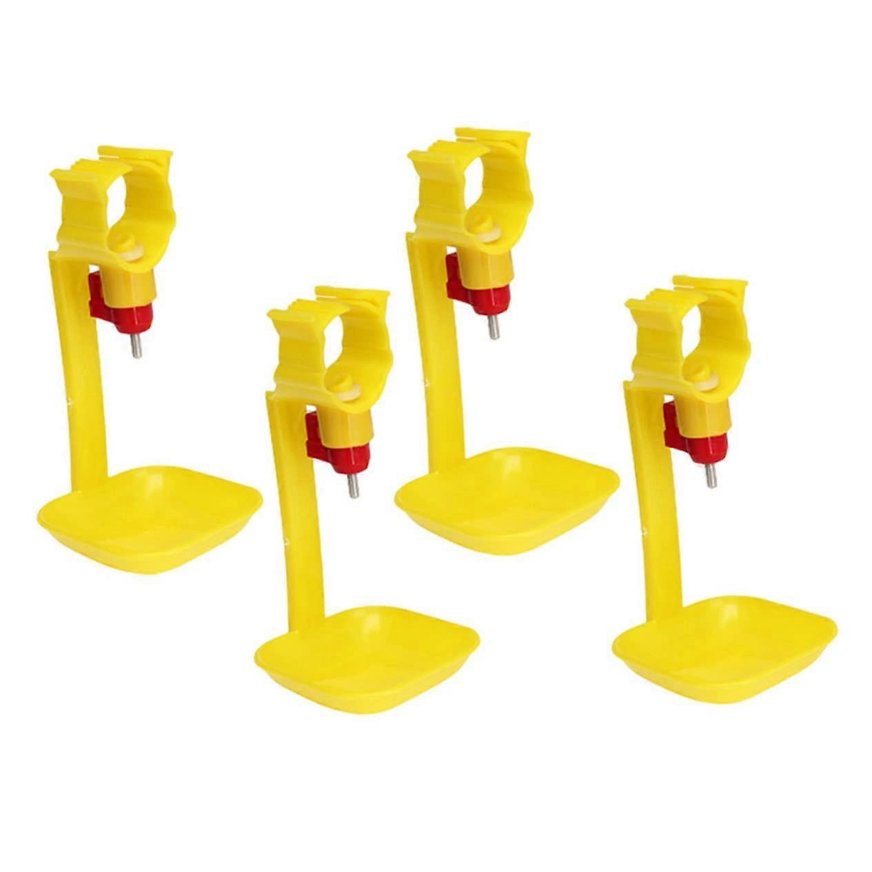 Chicken Drinking Fountain 10-Pack, Automatic Poultry Waterer, Integrated Cup Design, For Chicken And Goose Farms