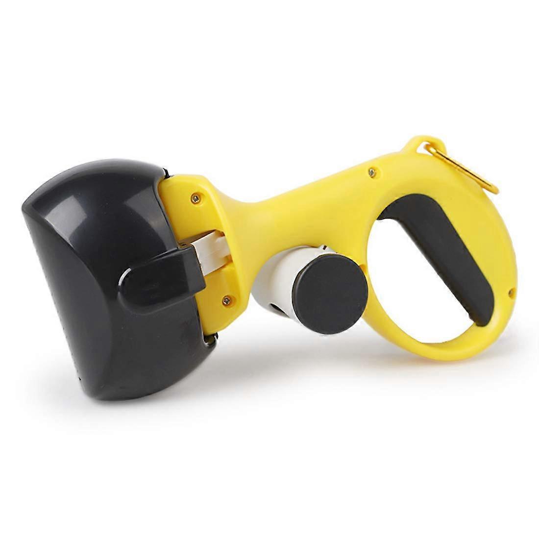 Large Pooper Scooper with 25 cm Long Handle - Dog and Cat Waste Collector for Garden and Indoor Use, Black