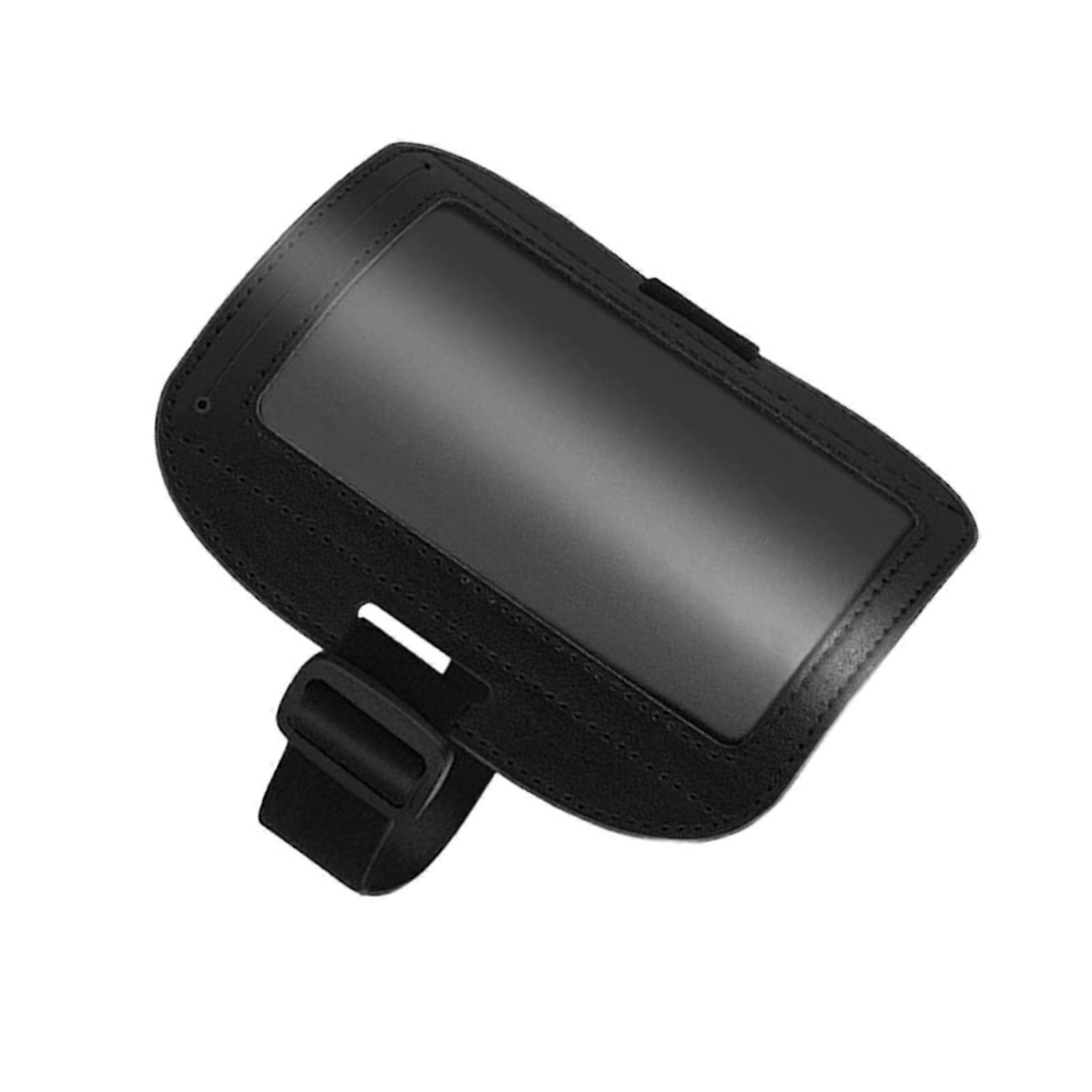 Elastic Armband Card Holder For Men Adjustable Waterproof Design Practical PU Leather Storage Case For Sports Work Event Multicolor