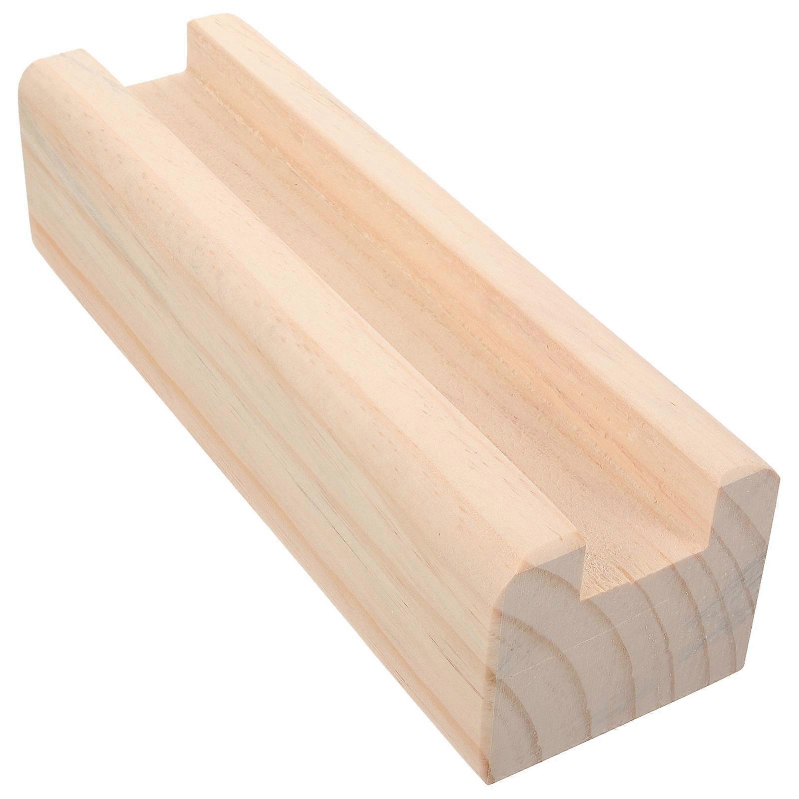 Stand Full Length Mirror Wooden Display Rack Anti Slip Design For Homeowners 1Pcs