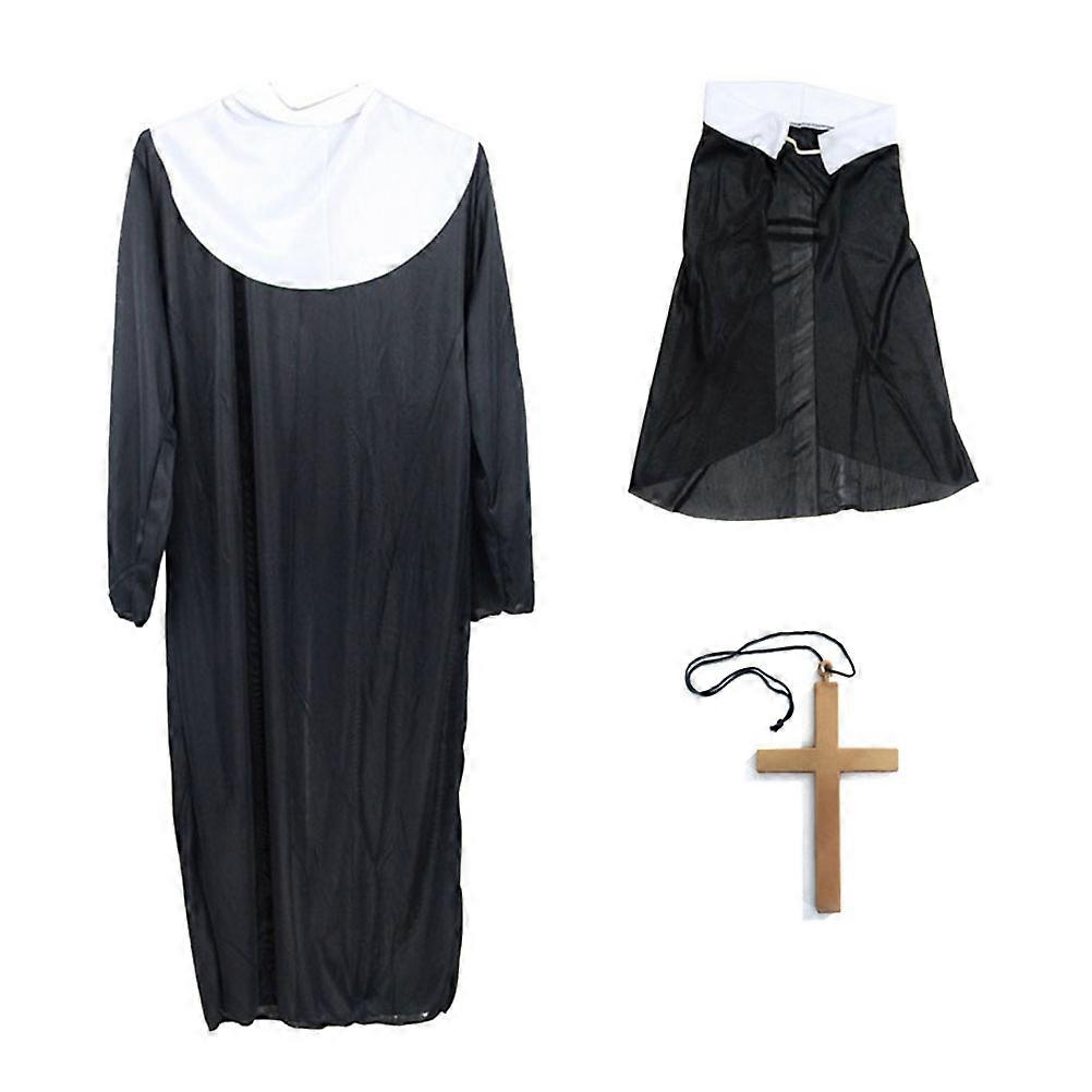 If you're looking to create or optimize a product listing for a **"Halloween Women Nun Costume Robe With Headscarf And Gold Cross – Comfortable