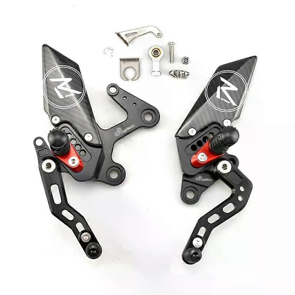 MTK For KAWASAKI Z400 NINJA400 2017-2024 Rear Sets Heighten Pedal Adjustable Rearsets FootPegs Shift Lever Brake Kit