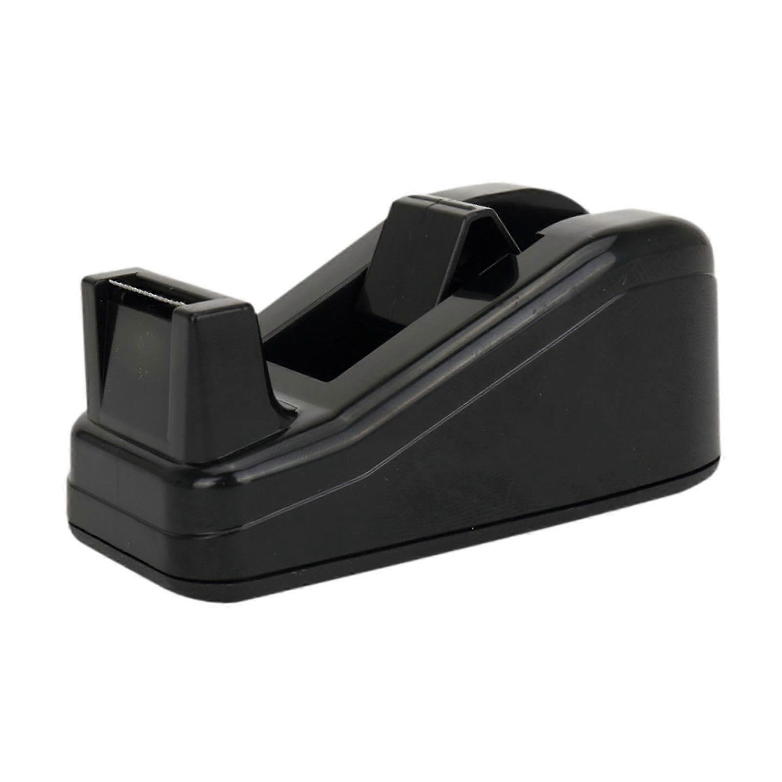Desktop tape dispenser with sturdy base for crafting and gift wrapping