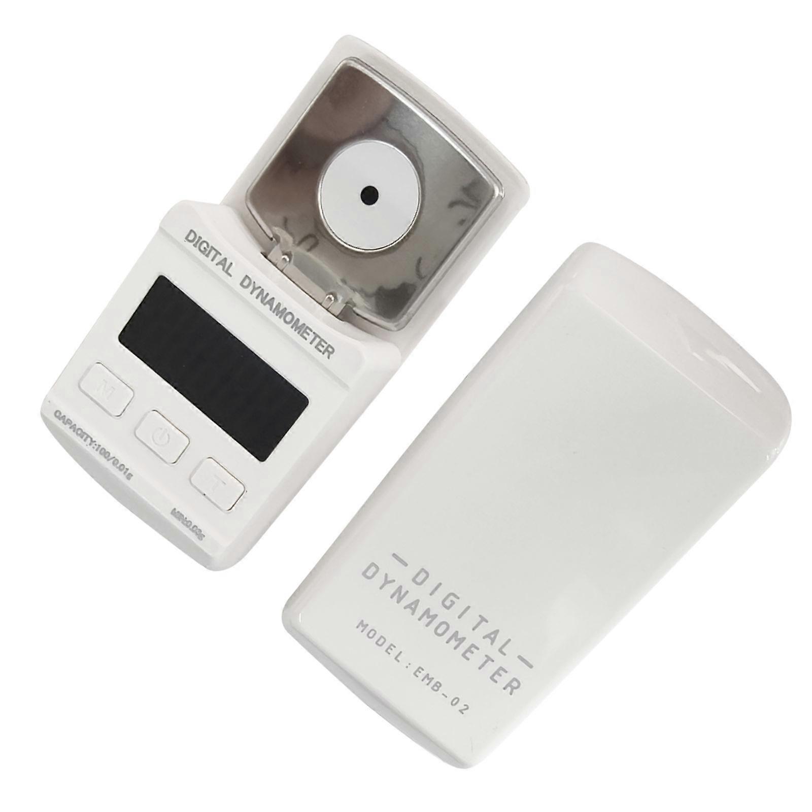 Precise Digital Turntable Needle Pressure Measurement Tool For Audiophiles With Large Digital Display Calibration Tool White