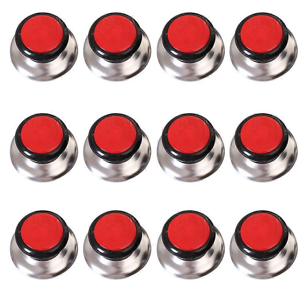 12pcs Pot Lid Knobs Replacement Handles for Pan Covers – Heat Resistant, Rustproof, Easy Install, Insulated for Saucepan, Wok, Steamer, Milk & Soup