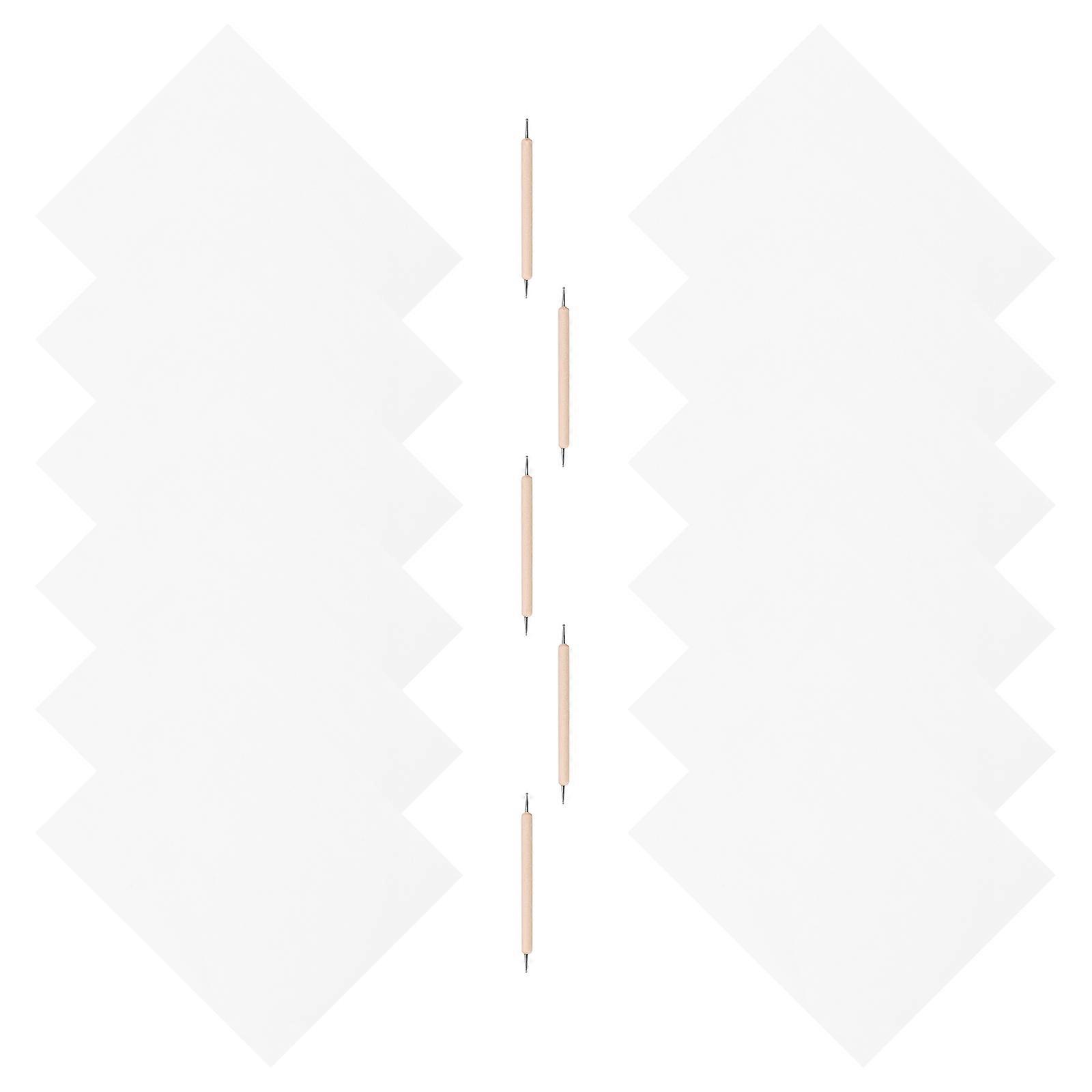 Graphite Transfer Carbon Paper Tracing Paper Double Ended Tracing Stylus Dotting Tools Projects 30x21cm 17Pcs Transfer Design