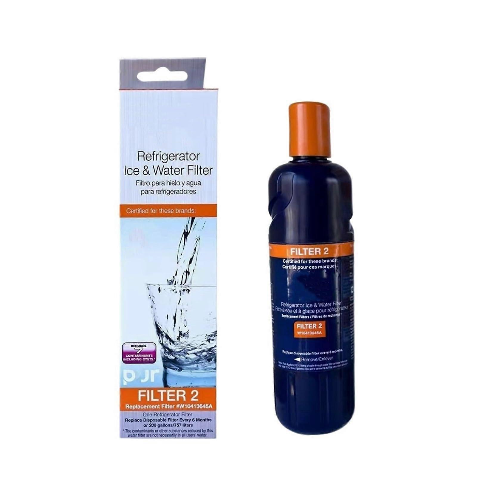 Filter2 Refrigerator Water Filter, Replacement For W10413645A, EDR2RXD1 9082, 469903, P6RFWB2, PUR Filter 2
