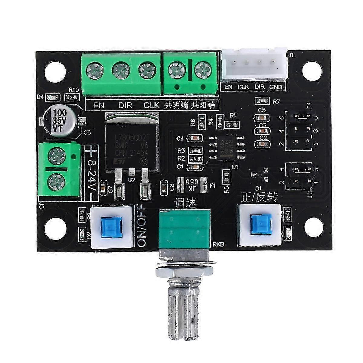 DC 12V 24V Stepper Motor Pulse Signal Generator Module for Stepper Motor Driver Controller Speed Reg