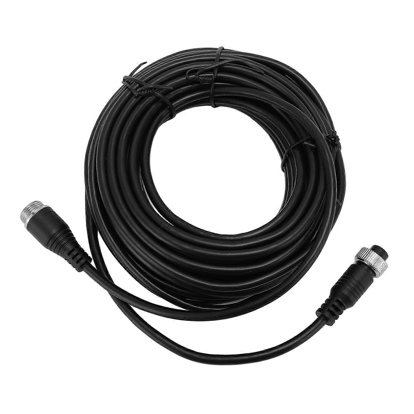 4 Pin Backup Camera Extension Cable 12m 39.4ft Stable Signal Clear Image Output for Dash Cam Rear View Reverse Camera Truck Trailer Bus RV