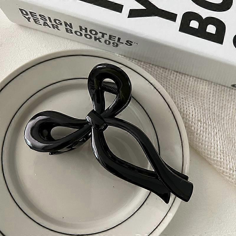 Ribbon Bow Agrafe de păr mari pentru femei Acrilic Arcuri de rechin Coreean Simplu Temperament Păr Apucă Fete Accesorii ac de păr