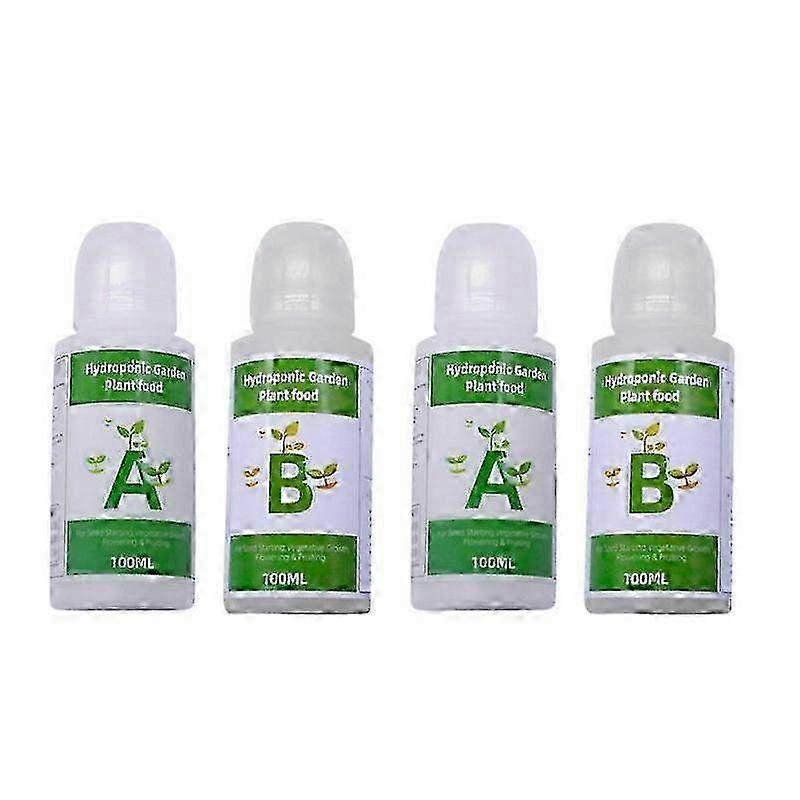 Universal Hydroponic Plant Nutrient Solution A+B - Two-Part Liquid Fertilizer Set for Optimized Growth in Hydroponic Gardens