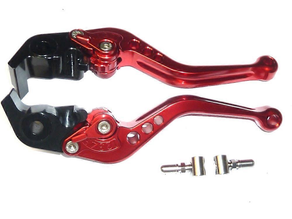 Ισχύει για DUCATI Diavel 2011-2024 SHORT RED BRAKE + CLUTCH LEVERS SET ROAD TRACK RACE
