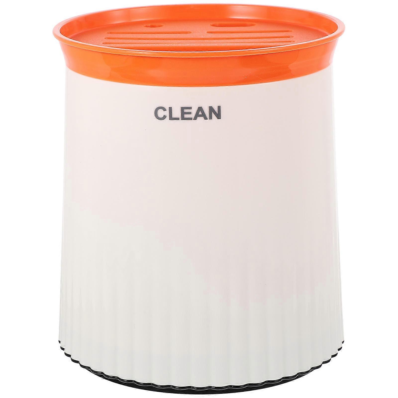 Chopstick Draining Holder Kitchen Utensil Rotary Chopsticks Holder For Festive Gifting Cylindrical Shape PP Material 1Pcs