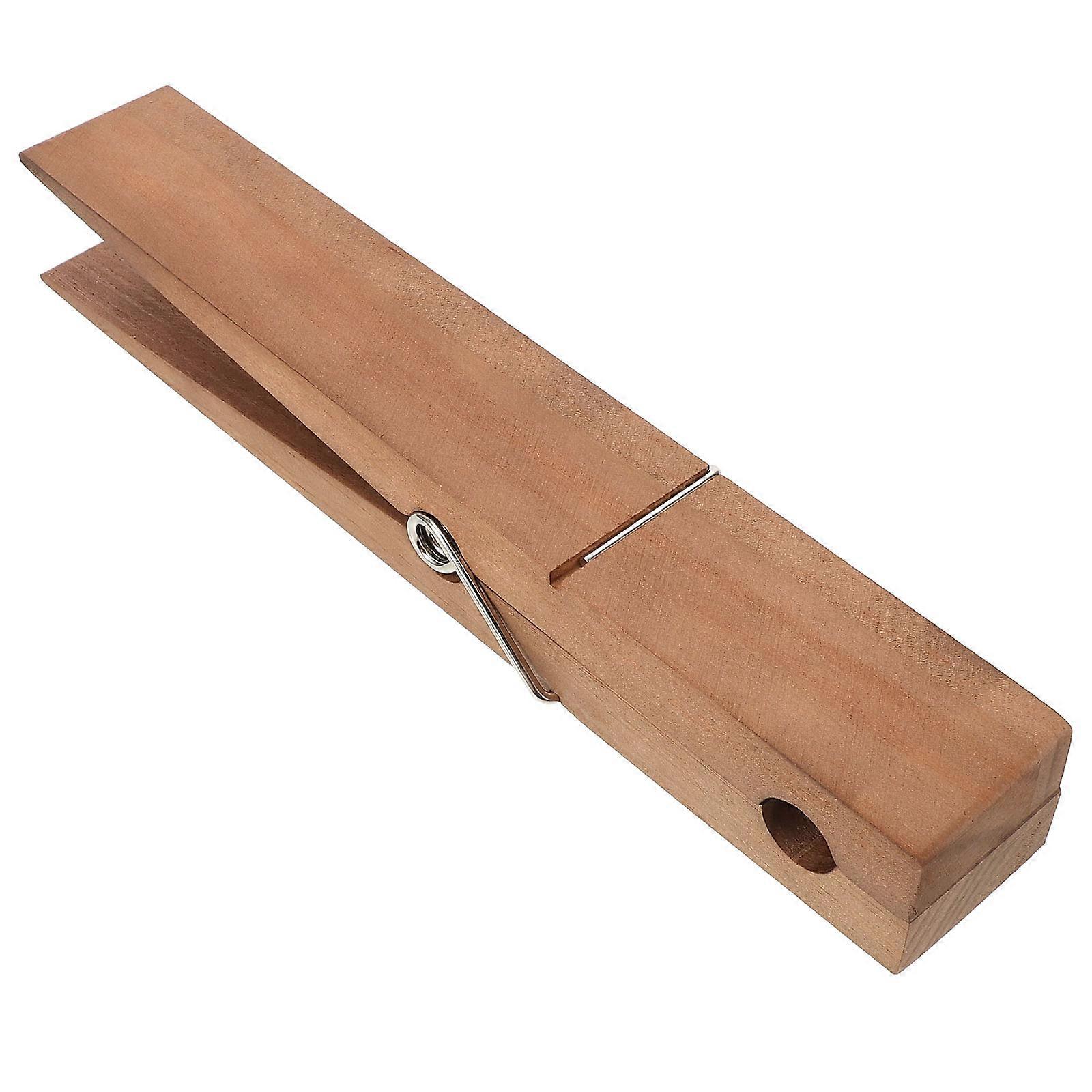 Rustic Wooden Towel Holder for Home Use Coffee Color Heavy Duty Design Perfect for Bath Towels and Beach Towels