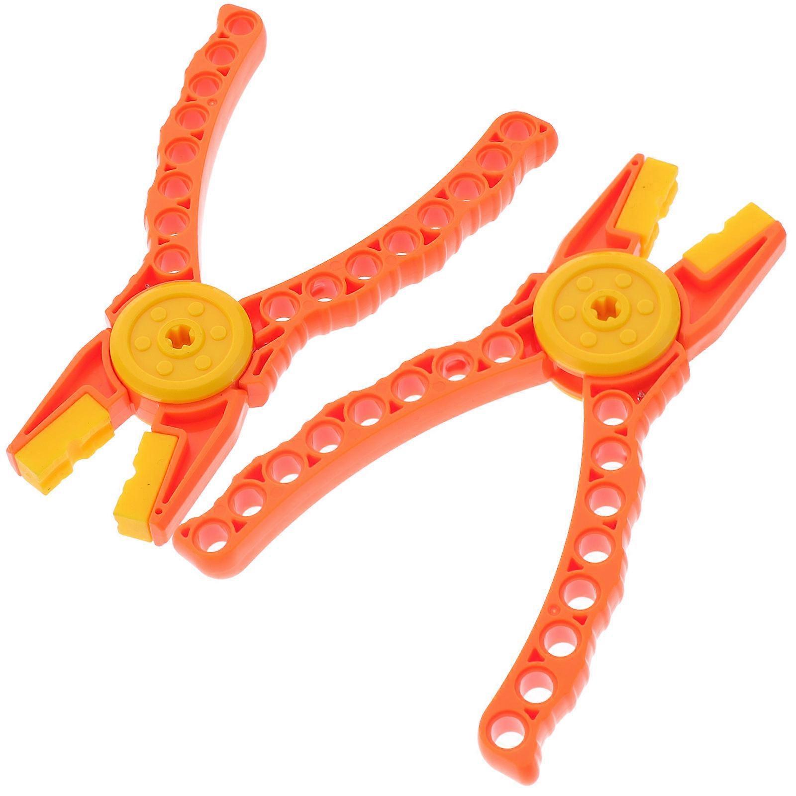 Brick Toy Axel Separator Tool Orange 10.5X7X1CM Convex Handle 2Pcs