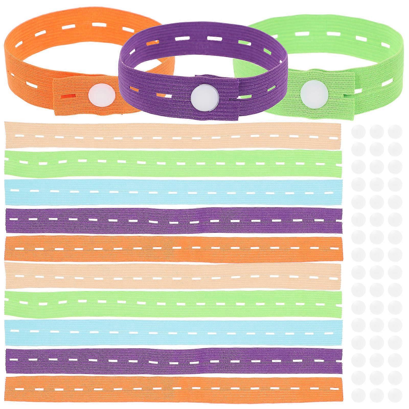50pcs Adjustable Elastic Clothes Bands for Closet & Travel – Multi Use Wrapping Straps for Towels, Sweaters, Socks, Pants & Curtains – Space Saving