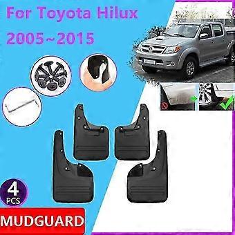 For Toyota Hilux 2005~2015 2014 AN10 AN20 AN30 Auto Wheel Fender Front Rear Mudguard Mud Flaps Guard Flap Splash Car Accessories