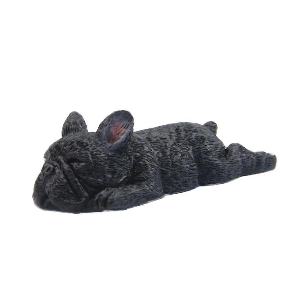 Ornaments for Living Room Modern Groveling Shape Ornament Car Accessory Black Phone Case Decoration 1Pcs
