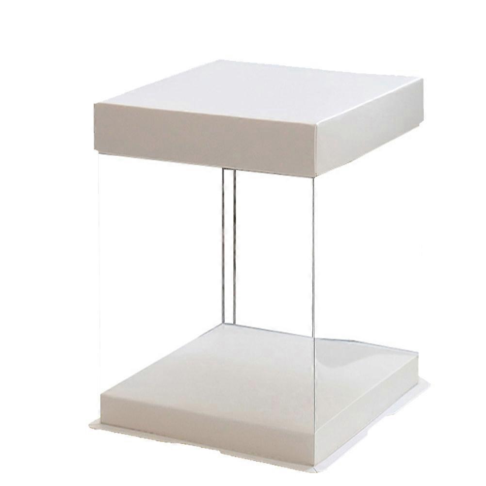 Clear Bakery Box Used For Dessert Storage 33.5X33.5CM Non-Toxic Material 1Pc