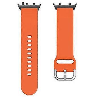 For Huawei Watch D2 Silicone Wristband Replacement Strap with Shieldable Air Cushion Reminder Function Orange