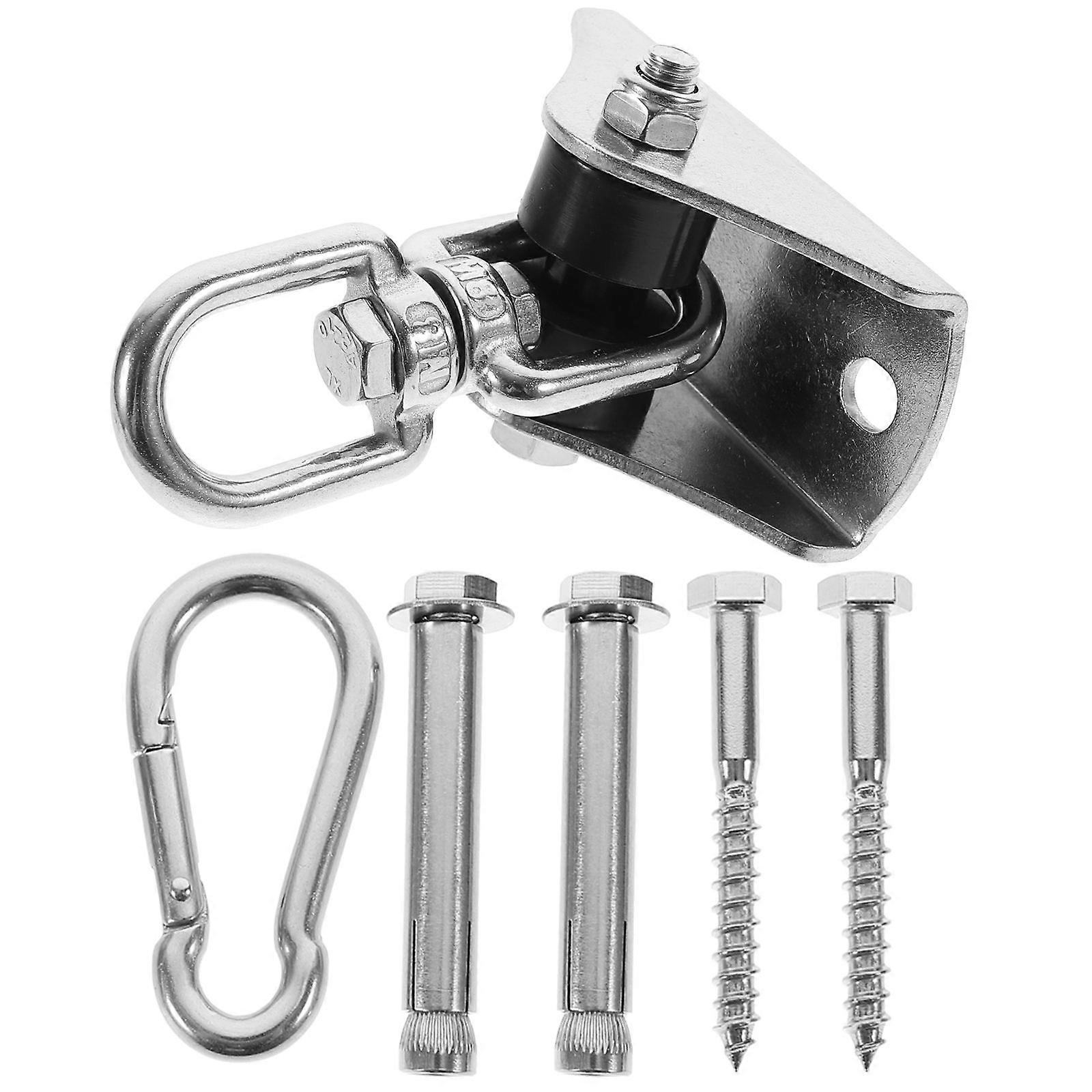 Multi-purpose Swing Hanging Hook Kit with Durable Stainless Steel Material Silver for Outdoor Use 1