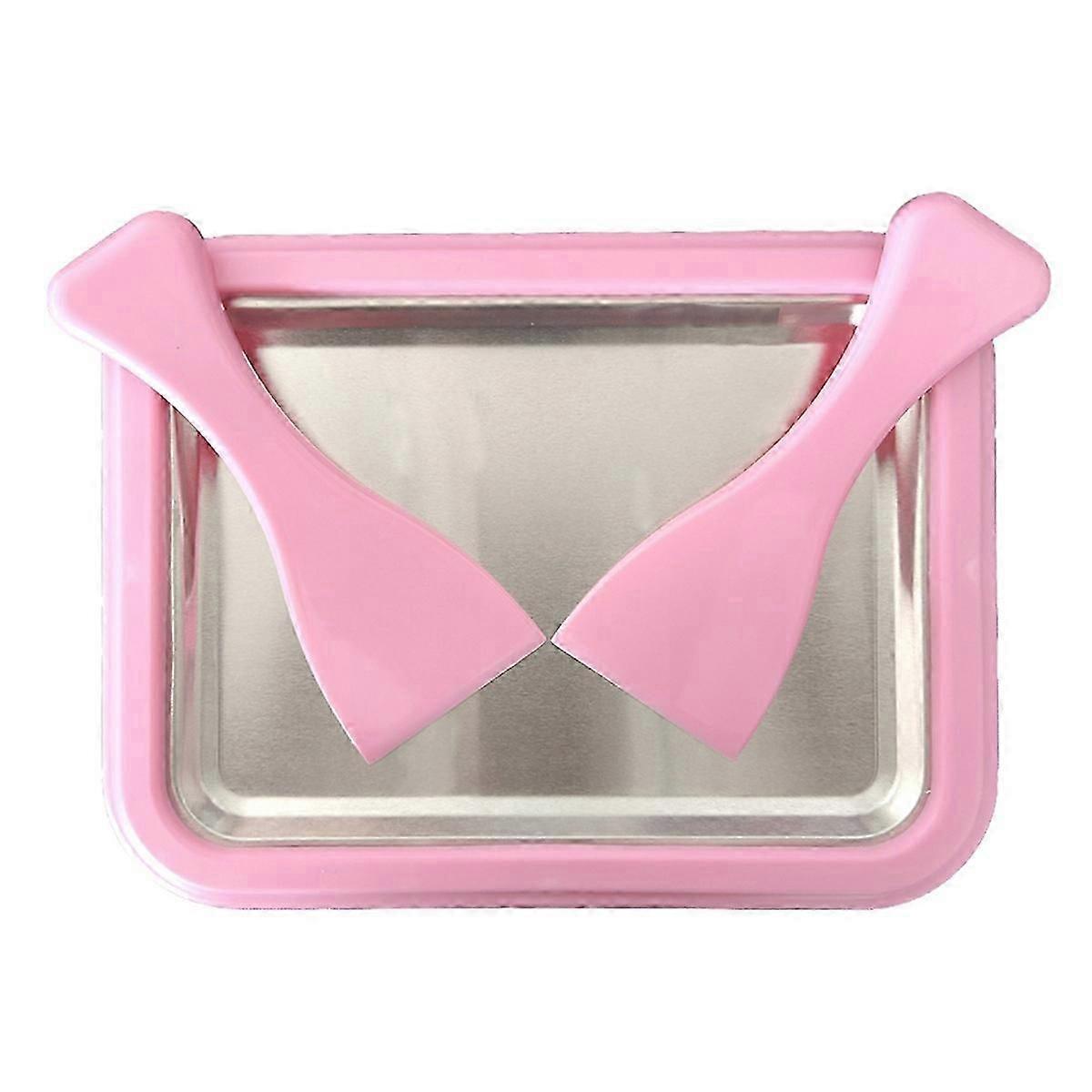Fried Yogurt Machine Home-Made Mini Fried Ice Machine Pink