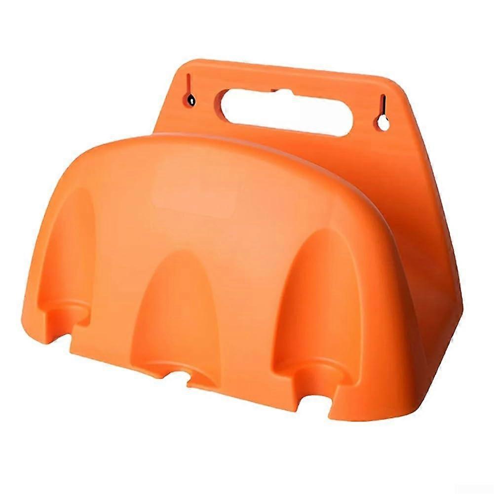 Reliable Wall-Mounted Hose Holder in Red for Organized Storage and Easy Access, Ideal for Garden and Garage Use