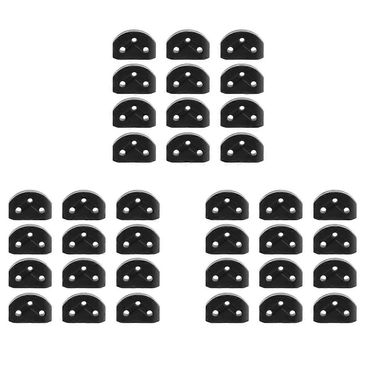 36Pcs Classical Guitar Rollers String Trees Retainer Guides Guitar String Locks Nut Block Clamp, Bla