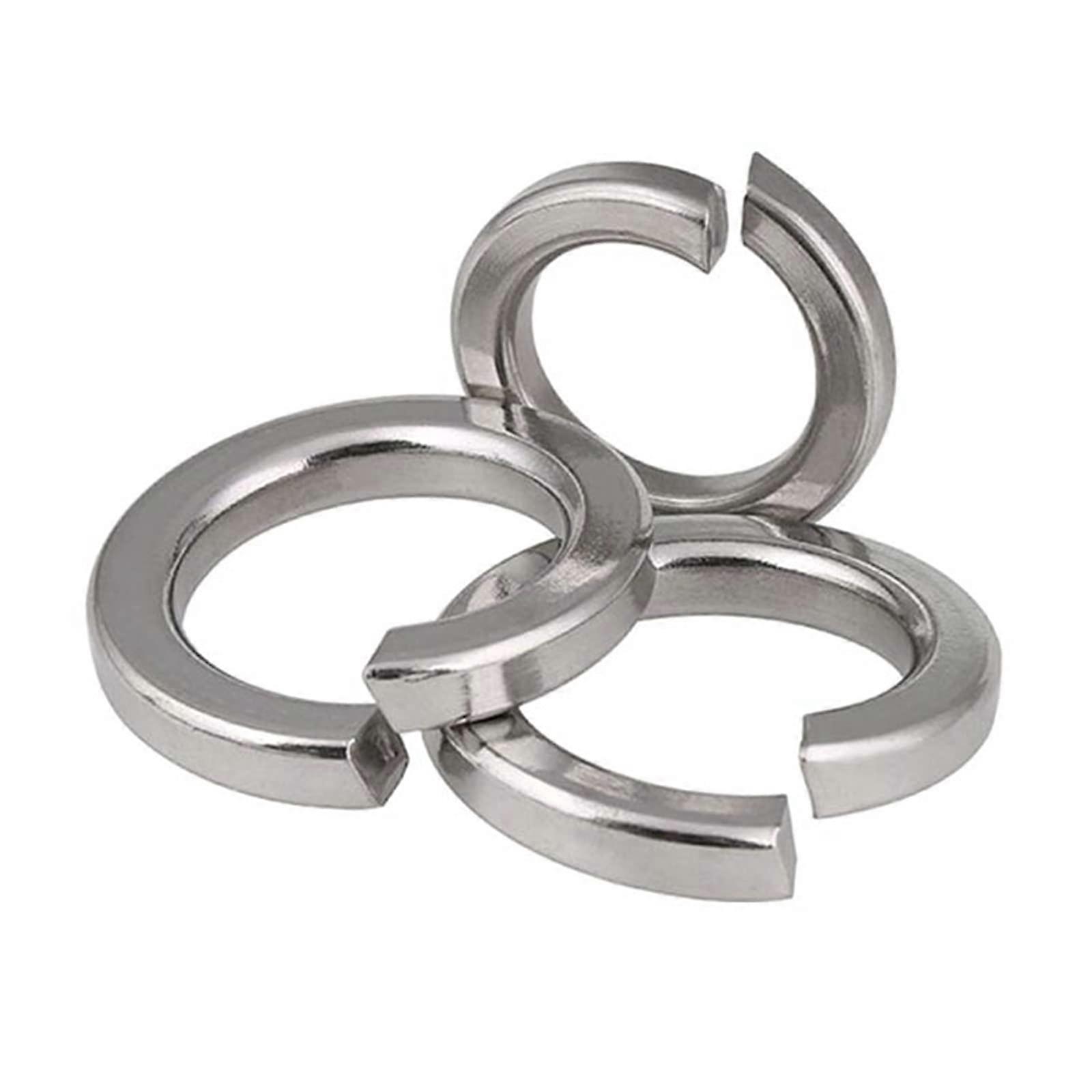 Elastic SplitLock Seal, Stainless Steel Spring Washer, M1.6–M24 (M18 5 Pieces)