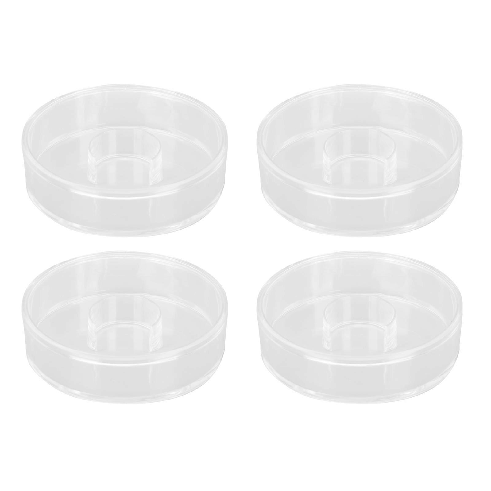 Transparent Acrylic Round Display Cases for Bracelets and Accessories Durable & Practical Storage Box for Organizing Bangles