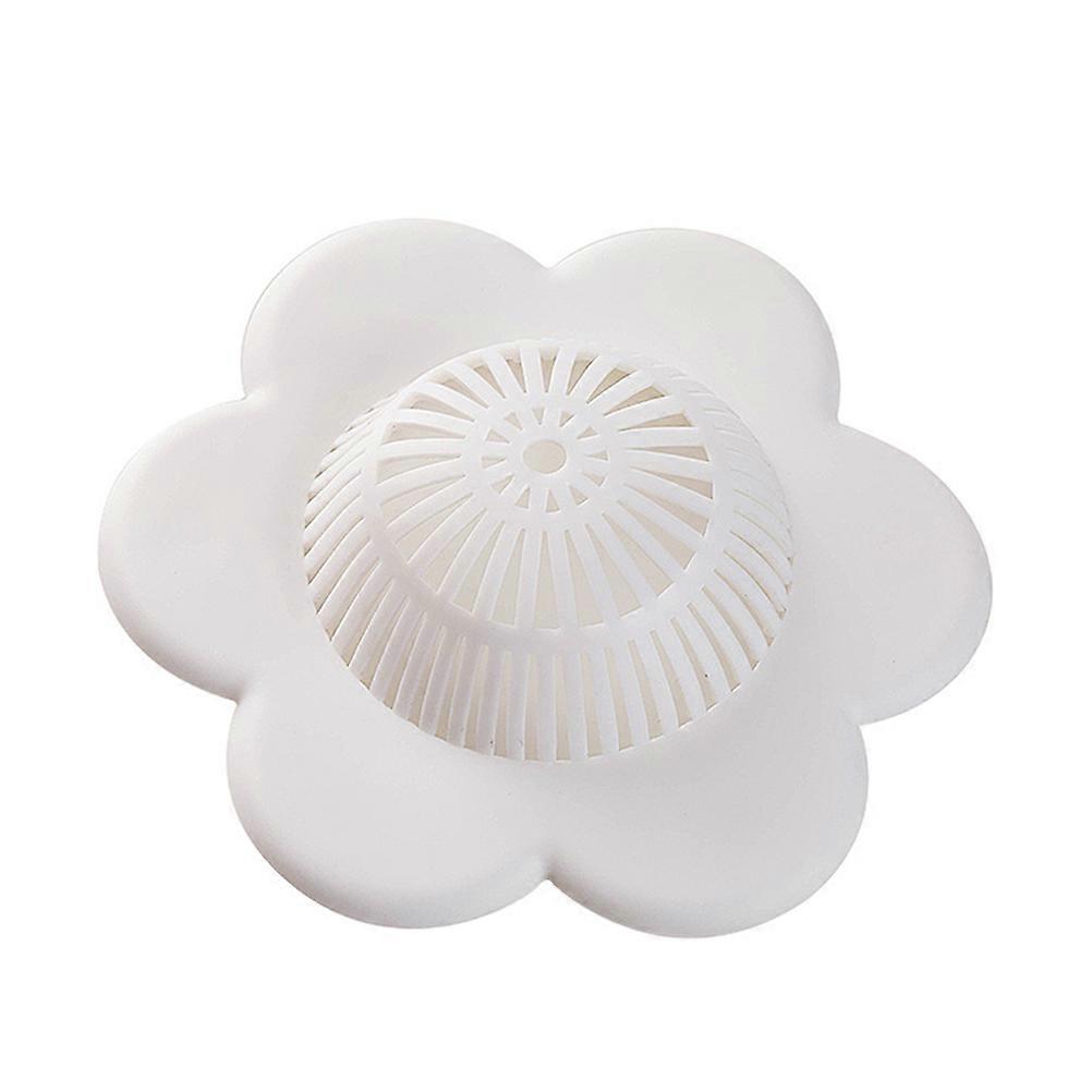 Garbage Mesh Filter For Kitchen Sink Suitable For Homeowners And Landlords Pink Flower Shaped 1Pack