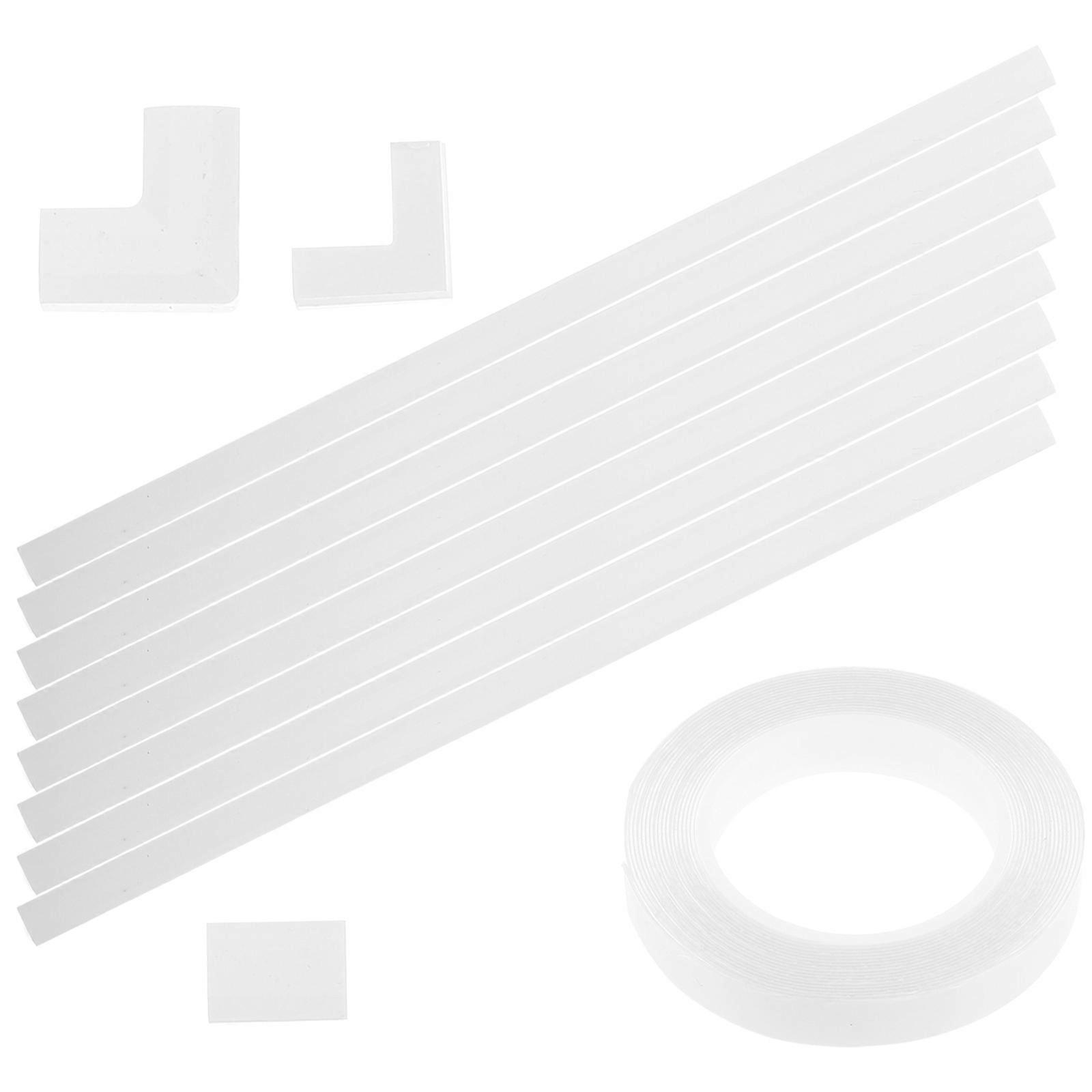 Osłona przewodu ściennego do komputerowych w kolorze białym Wykonana do organizacji dla użytkowników domowych o wymiarach 40,00 x 1,50 x 1,20 CM 1 zestaw