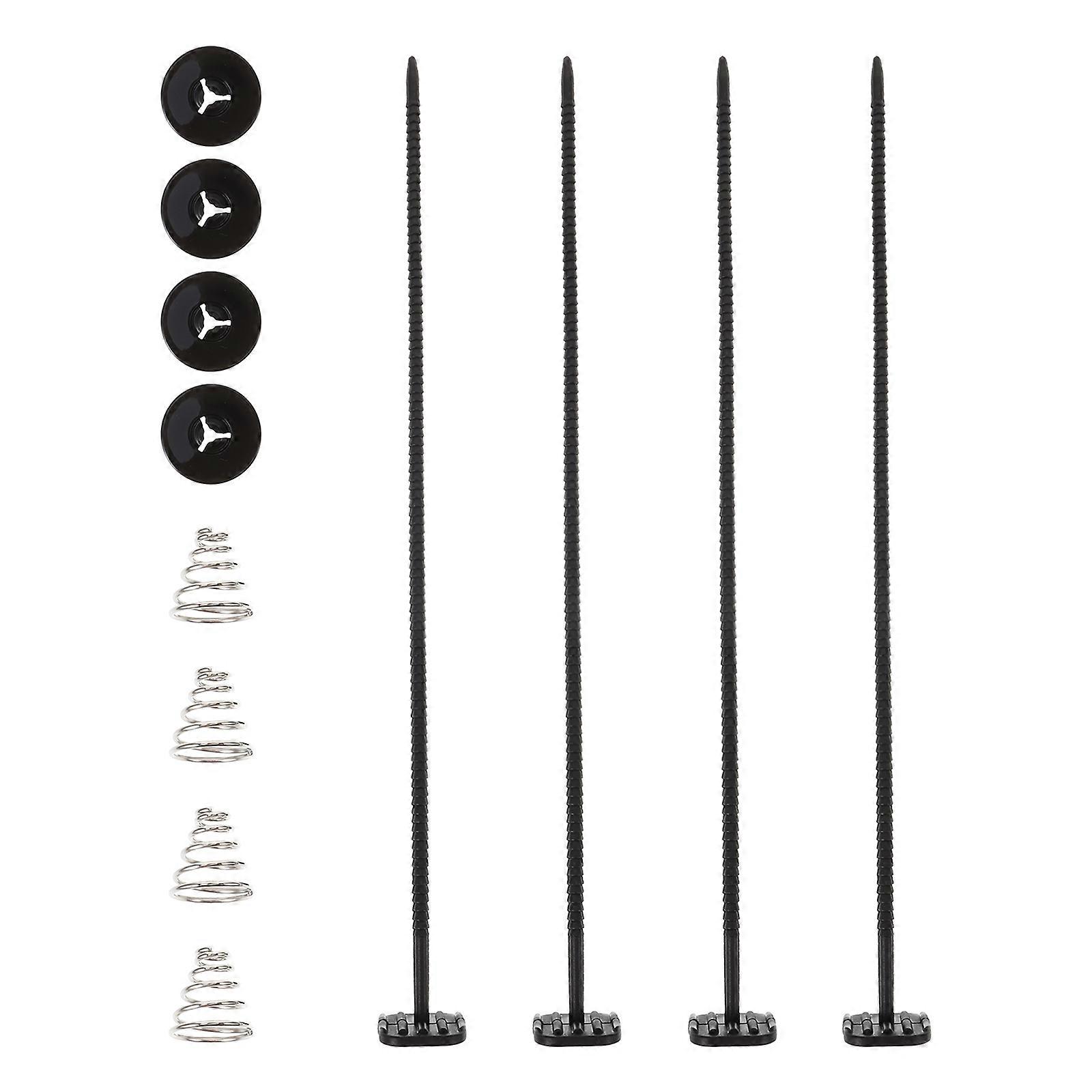 Car Radiator Fan Mounting Kit with High Strength Spring and Shock Absorbing Pad for Stable Engine Cooling Performance