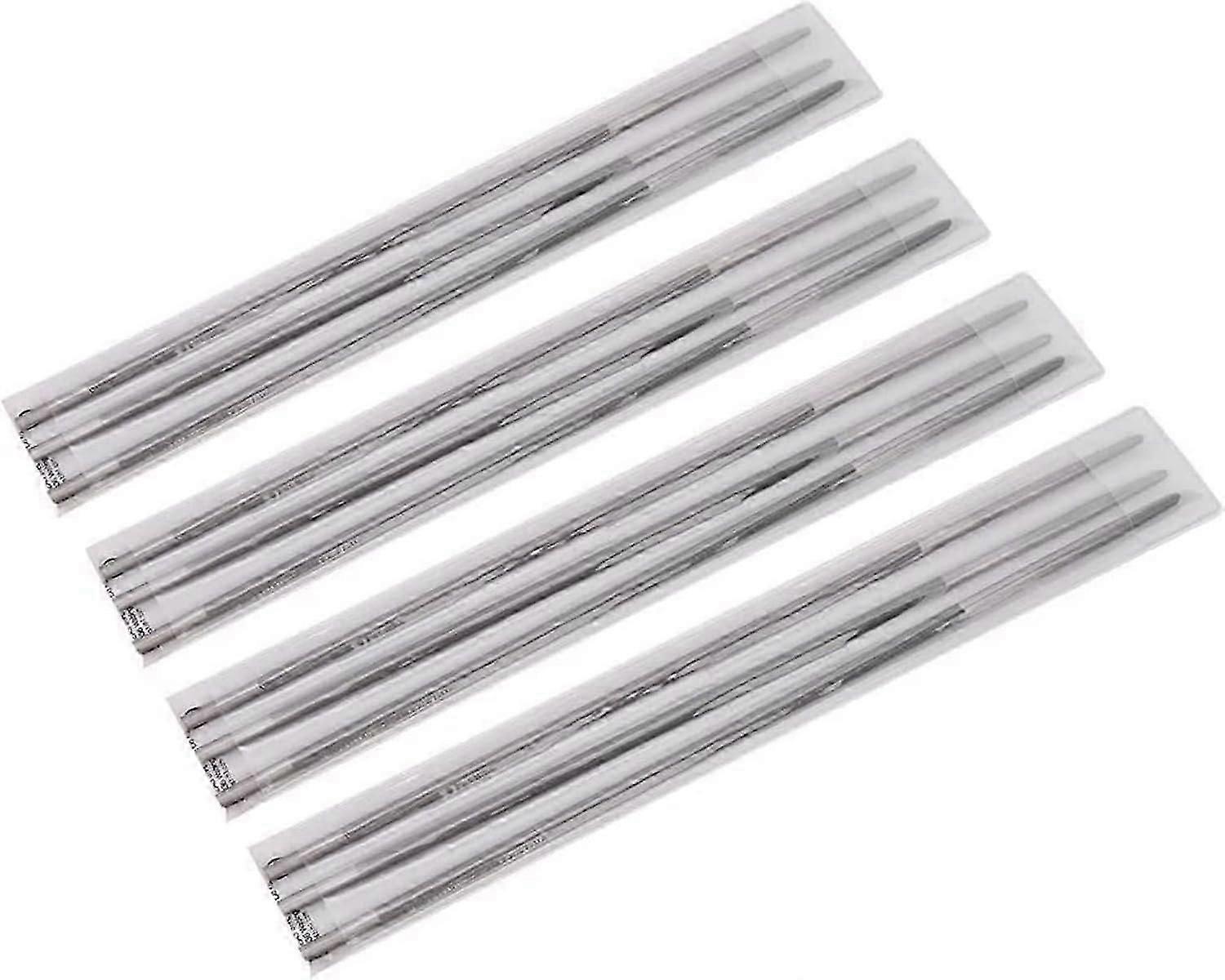 12pcs 4mm Circular Chainsaw Sharpener, Chainsaw Sharpener for Woodworking, Sharpening Tools