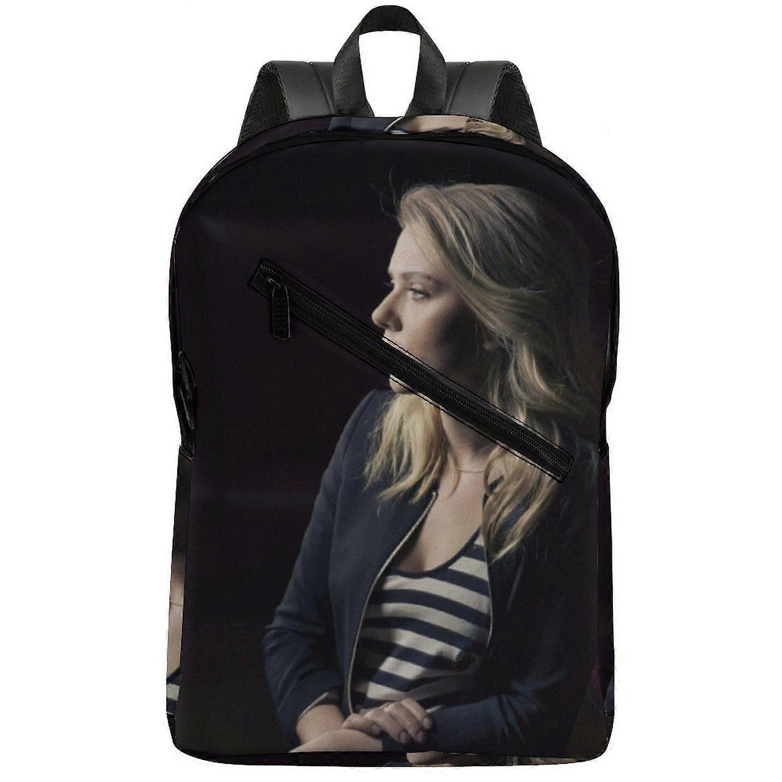 w5285 Scarlett Johansson Sac à dos durable en PU 300D avec bretelles  réglables et compartiments spacieux, image size:1600x1600