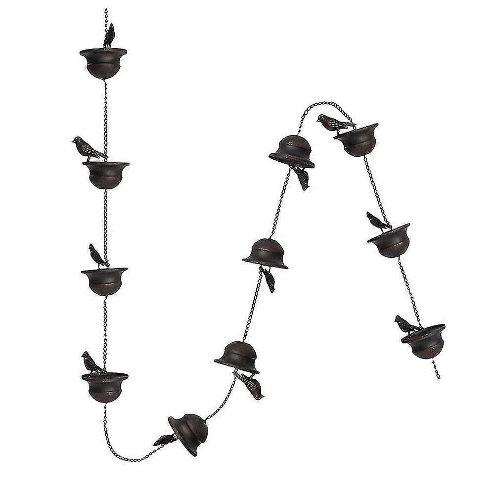 2025 Bird Rain Chains for Gutters Cup Rain Chain Replacement Downspouts