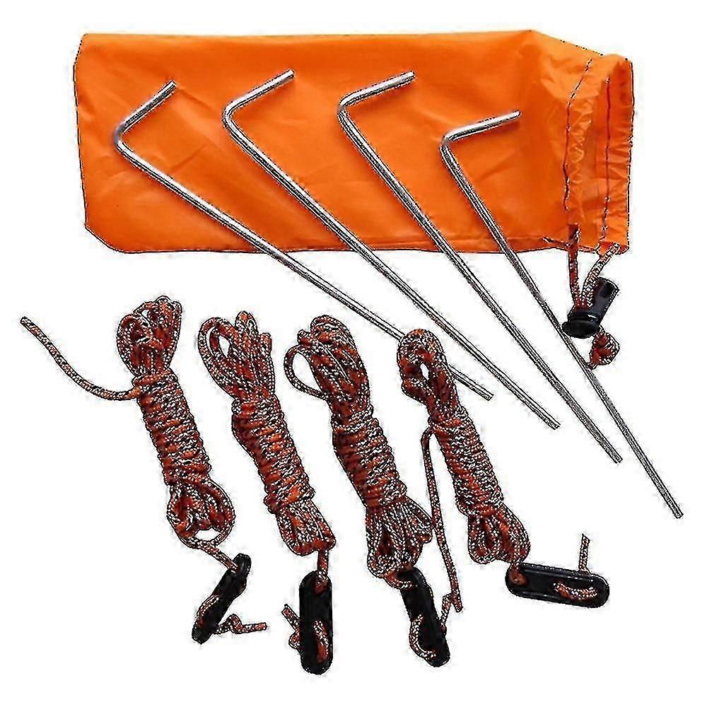 Compact Windproof Tent Sets Accessories Convenient Ground Nail And Adjustable Tent Ropes
