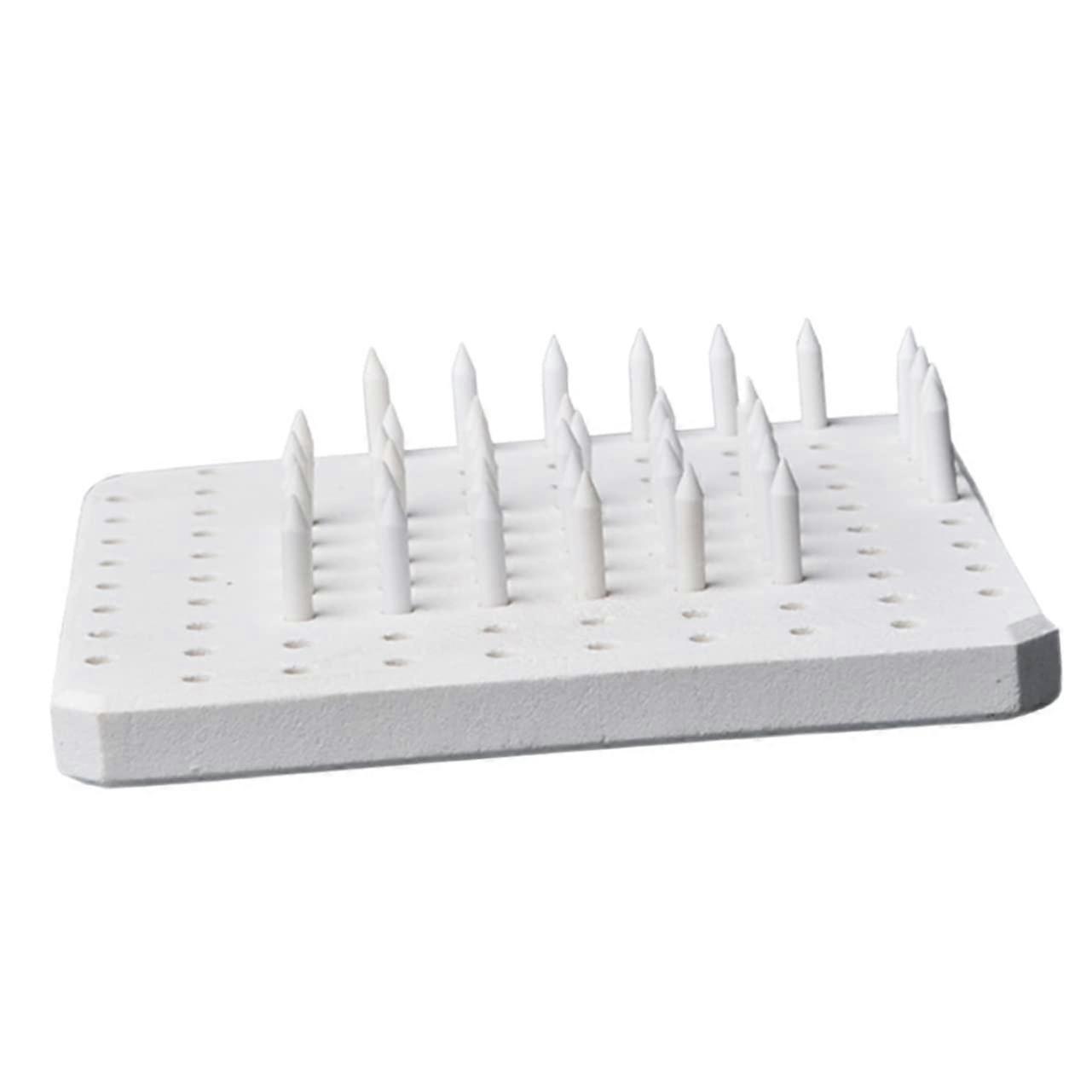 60 Ceramic Kiln Stilts with HeatResistant Pins MultiHole Shelf for Potters