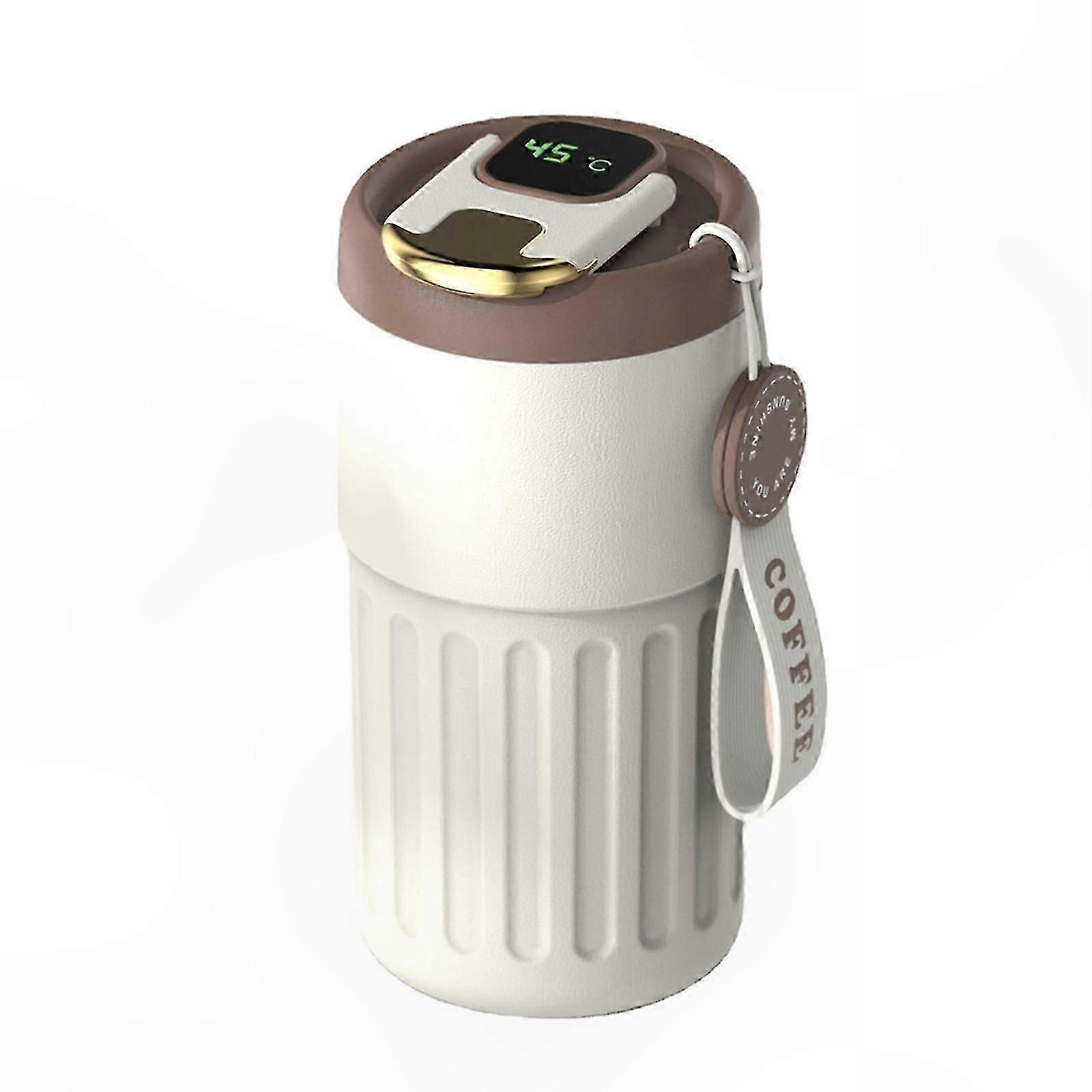 Smart LED Temperature Display Mug Stainless Steel Insulated Coffee Cup with Digital Screen