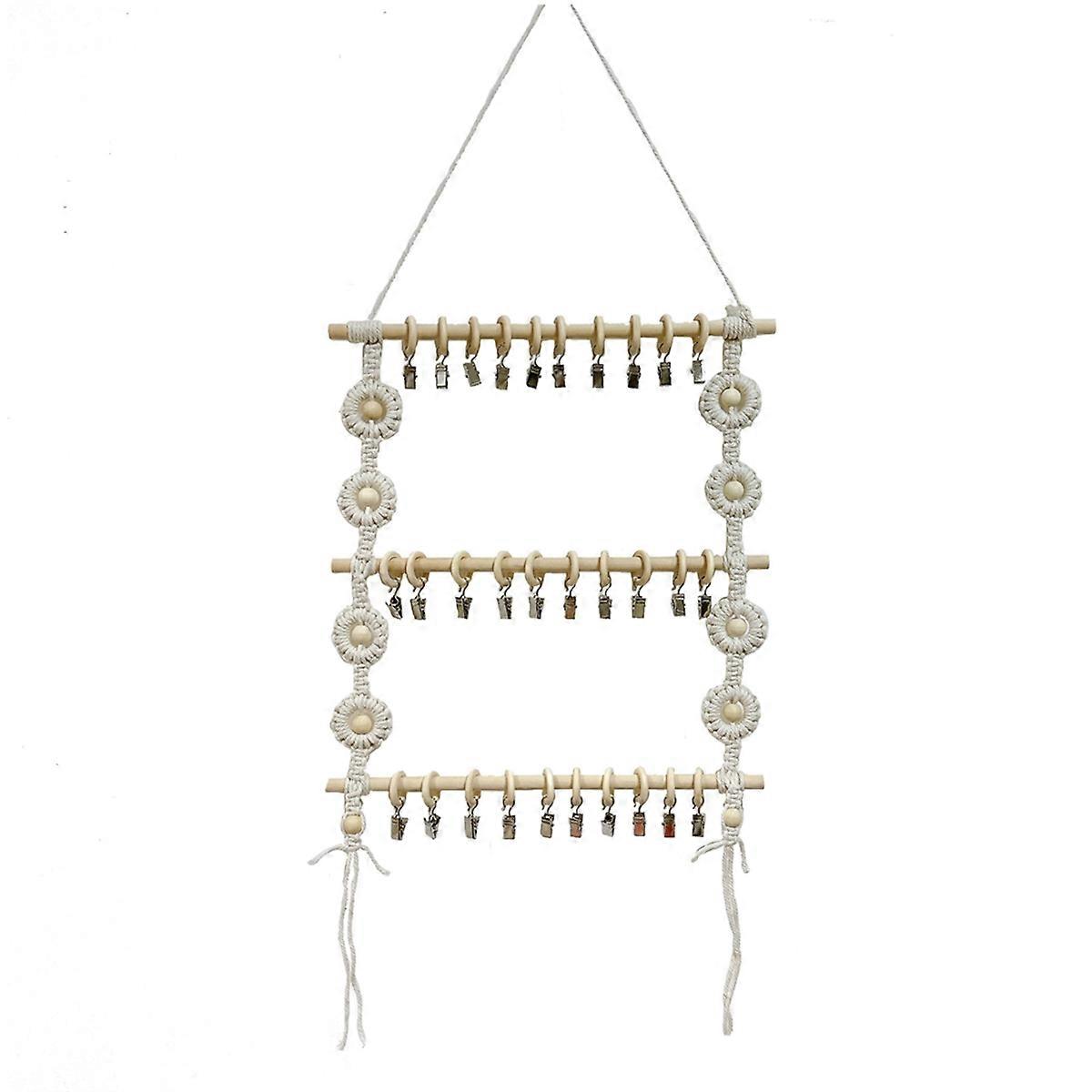 Girls Organizer Headband Holder Hair Hanger - Multi-Layer Wall Mount Rack, Storage Display Solution for Indoor