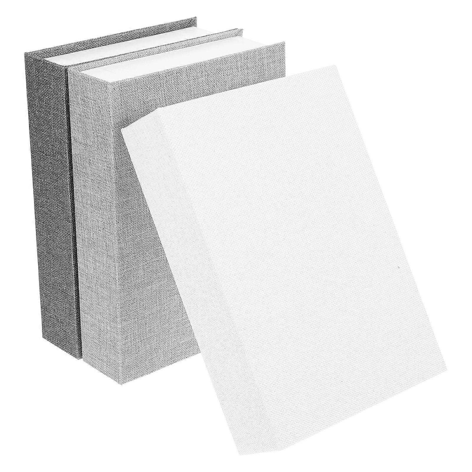 3pcs Faux Books Decorative Modern Book Boxes Decorative Linen Coffee Table Book DIY Crafts