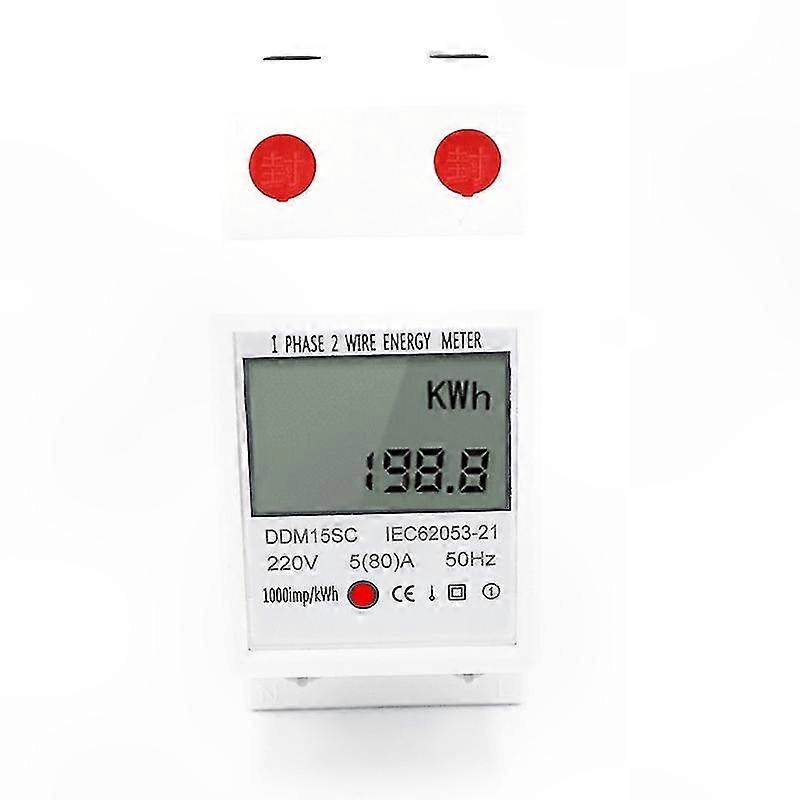 Electricity Usage Tracker, 5-80A 220V 50Hz Energy Monitoring Device