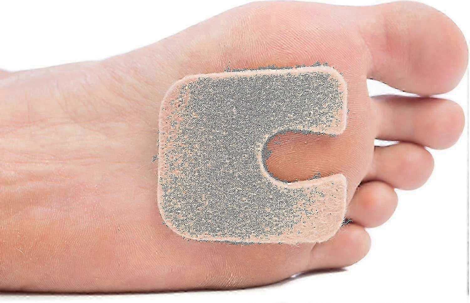 U-shaped Felt Callus Pad Sheep Felt Patch Anti-abrasion Patch - 24 Pieces