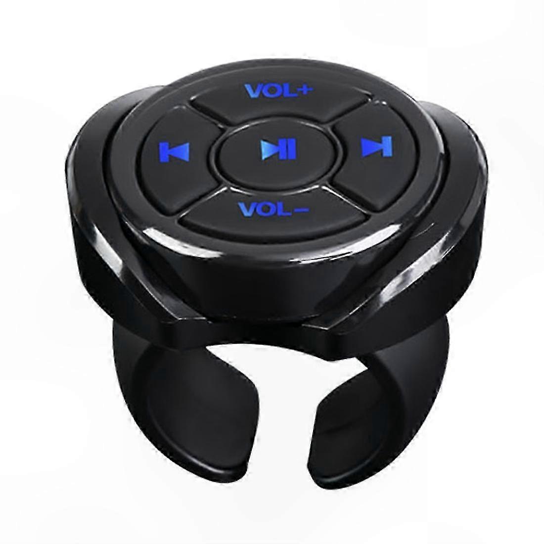 Bluetooth Media Remote for Car Steering Wheel Music Control Motorcycle Bike Wireless Play Button Controller